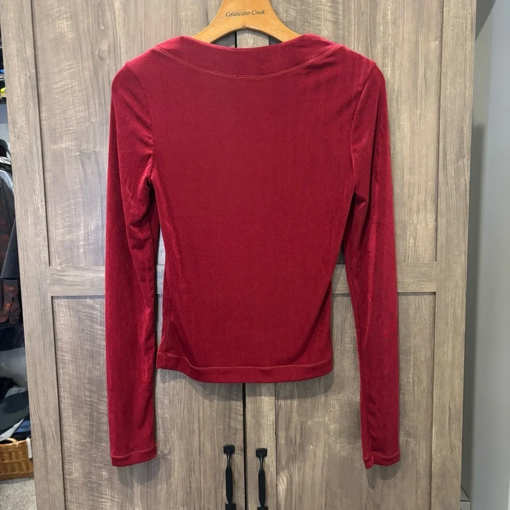 Free people intimately By The‎ Way Long Sleeve Top Small Red